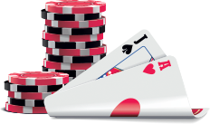 Blackjack Cards and Casino Chips