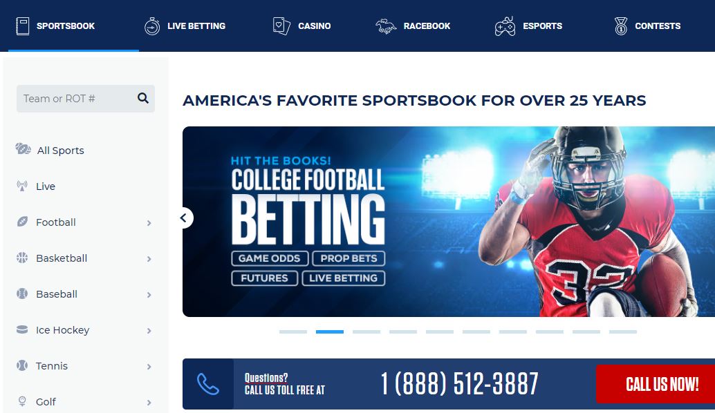 Sportsbook Homepage